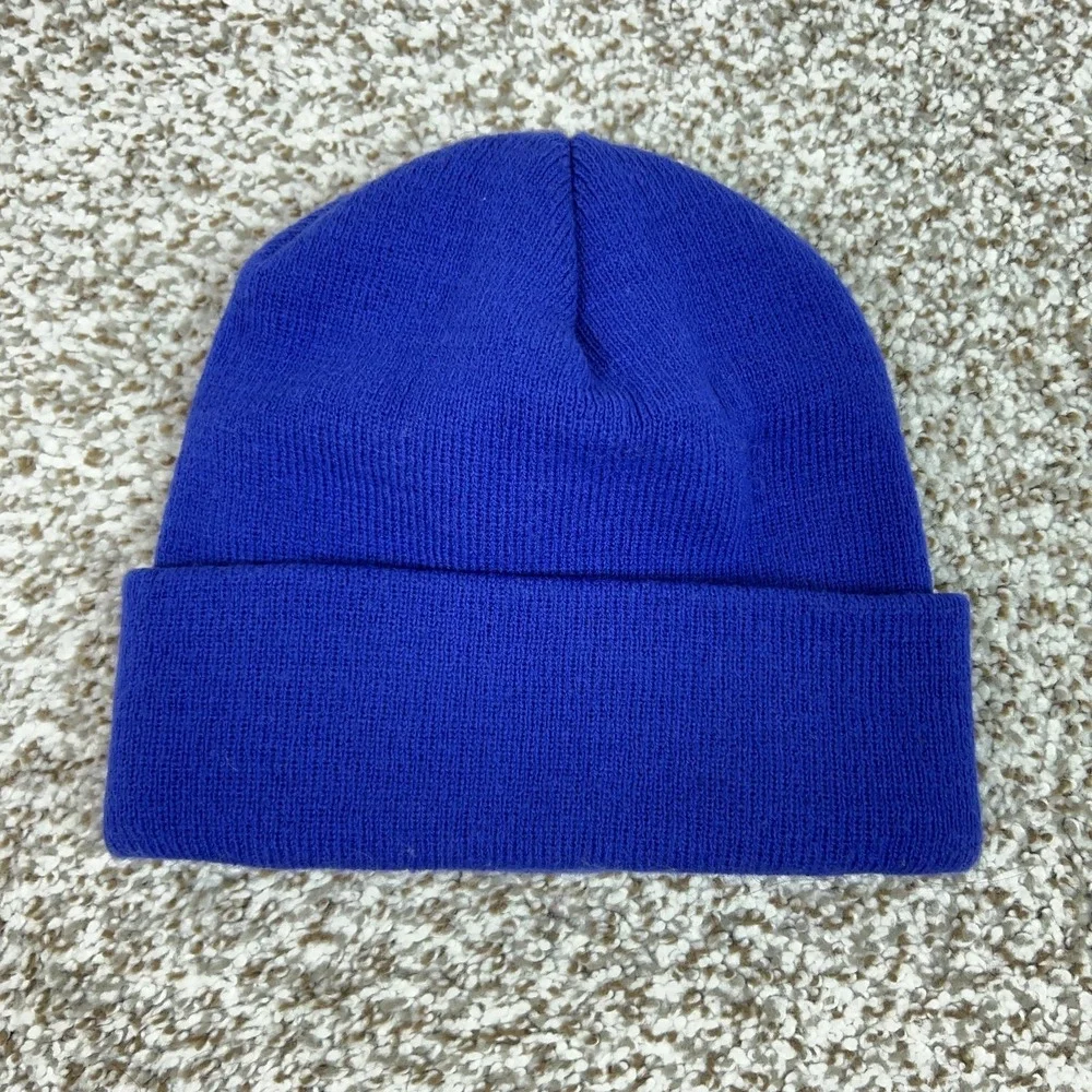 St Louis Blues Hat Beanie Mens One Size Blue NHL Hockey American Needle Knit